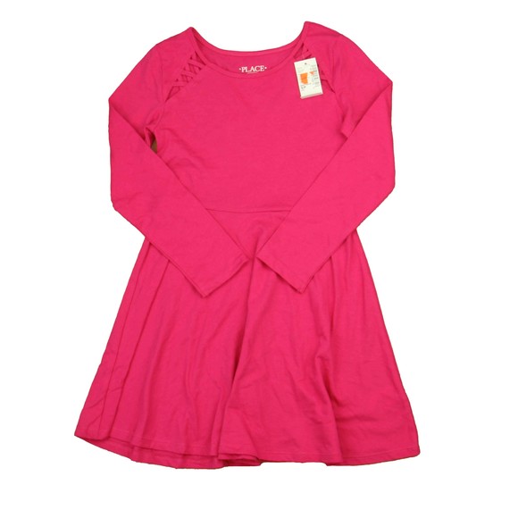 The Children's Place Girls Pink Dress size: 5-6 Years